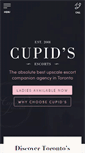 Mobile Screenshot of cupidsescorts.ca